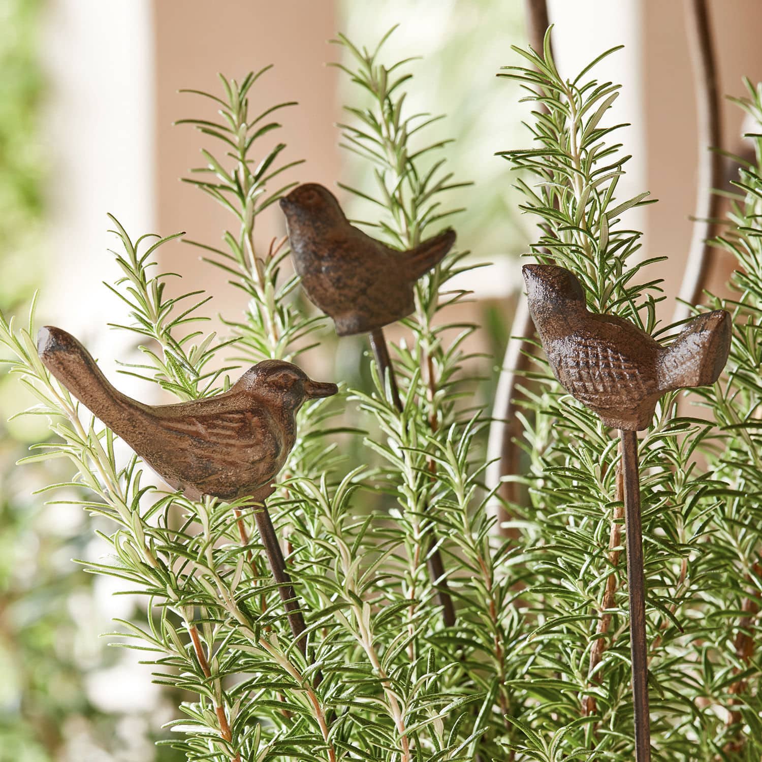 Set di 3 decorazioni da giardino con asta Laver