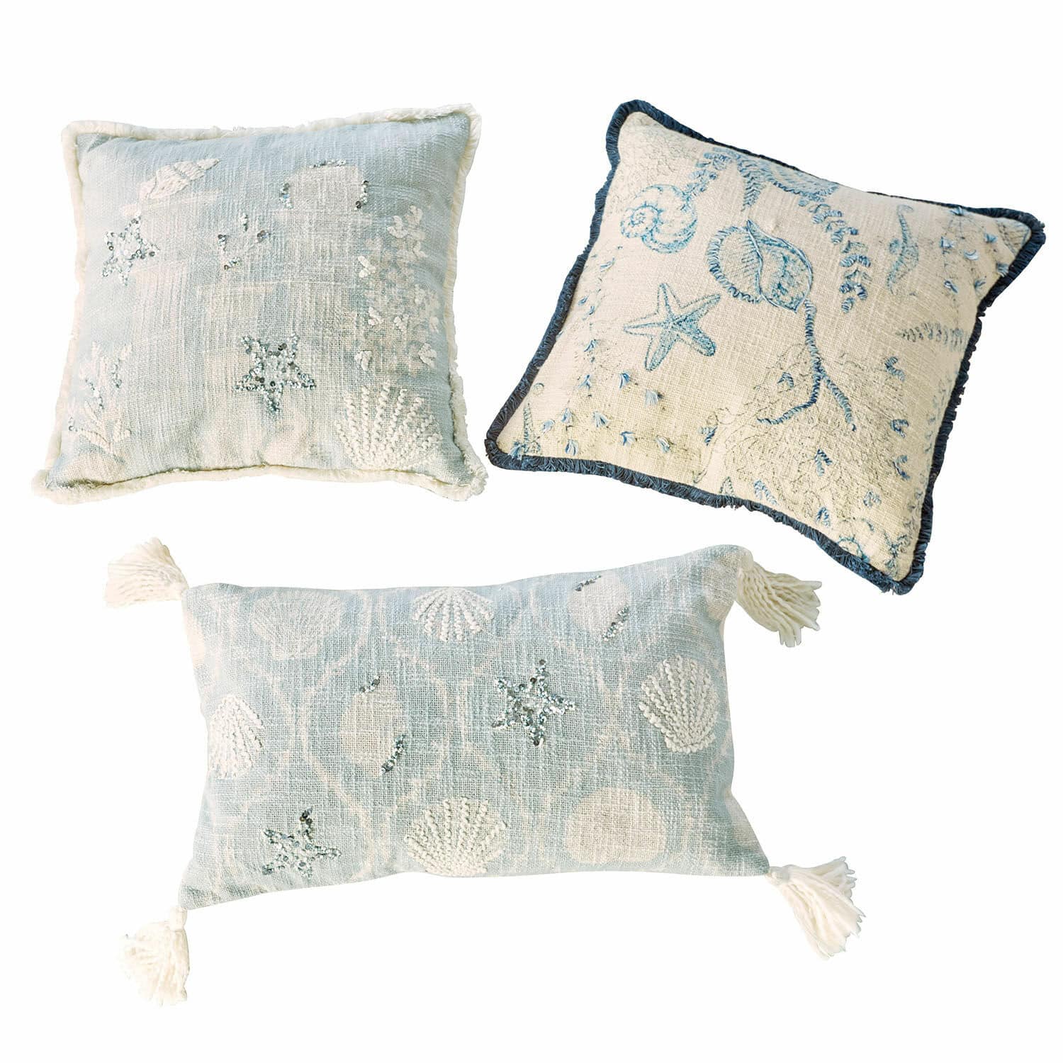 Set di 3 copricuscini Calerand