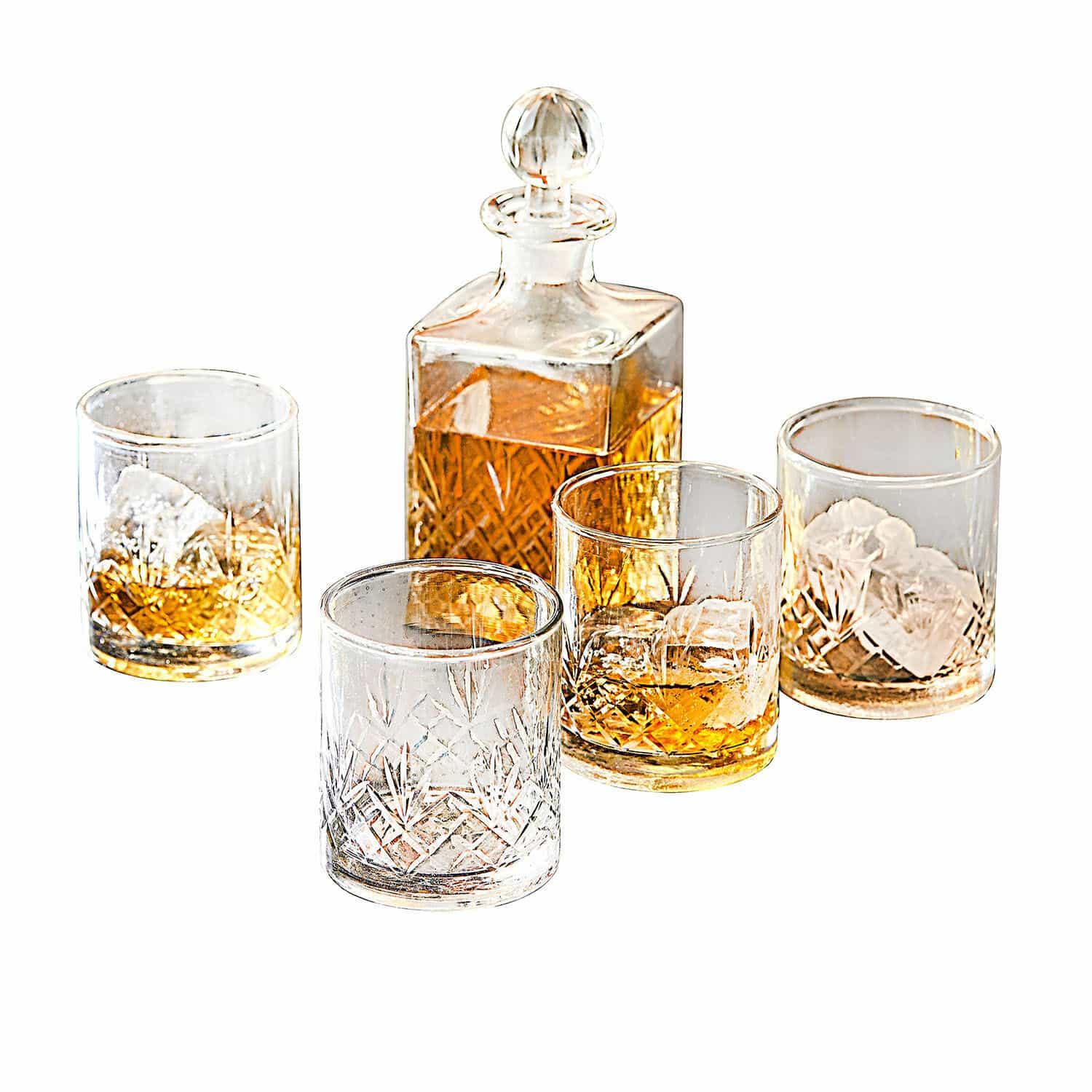 Set di 4 bicchieri con caraffa Kerrington