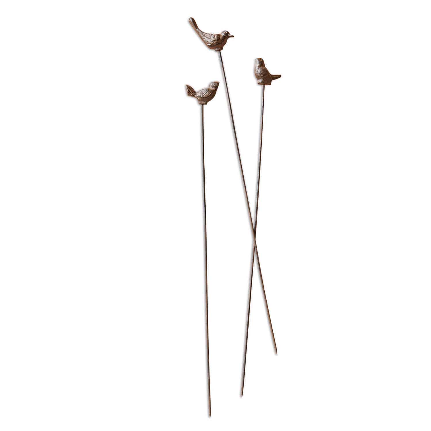 Set di 3 decorazioni da giardino con asta Laver