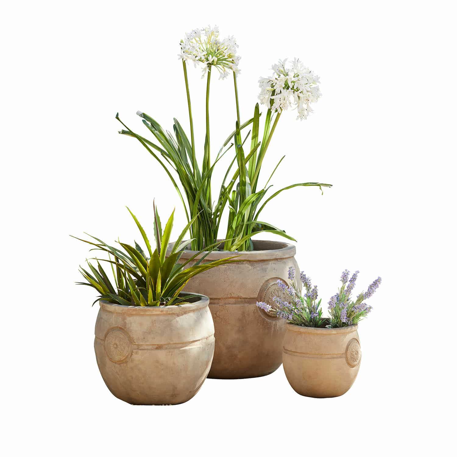 Set di 3 vasi Clorivon