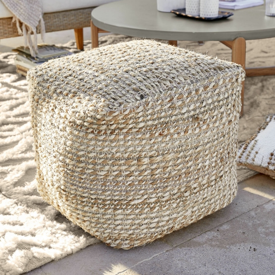 Pouf Davin beige