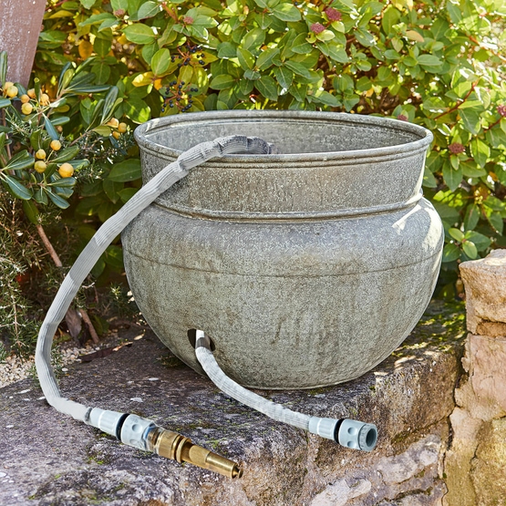 Vaso portatubo da giardino Prebbleton grigio antico