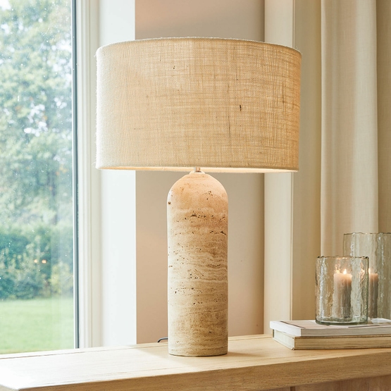 Lampada da tavolo Ashgrove beige