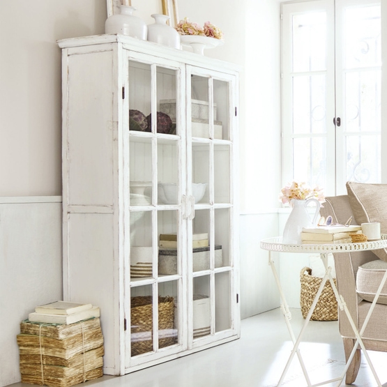 Credenza Keanu bianco antico